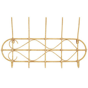Natural Rattan Five Hook Hanger | Mataram