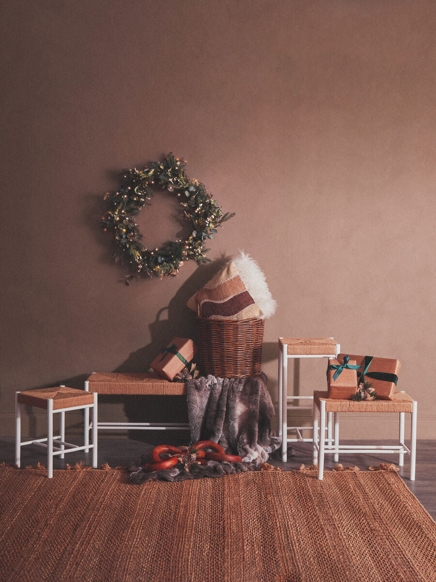 Bandar Natural Rope and White Bar Stool - Image 6