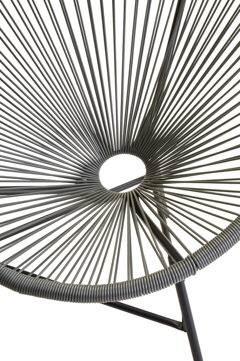 Miami Grey 3 Piece Rattan Patio Set - Image 5