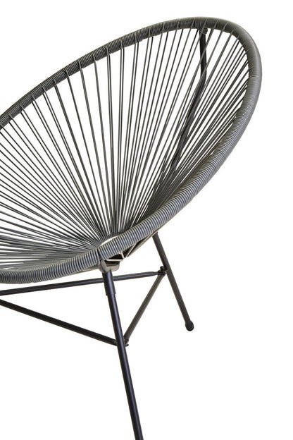 Miami Grey 3 Piece Rattan Patio Set