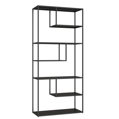 Acero Black Metal Multi Tier Shelving Unit