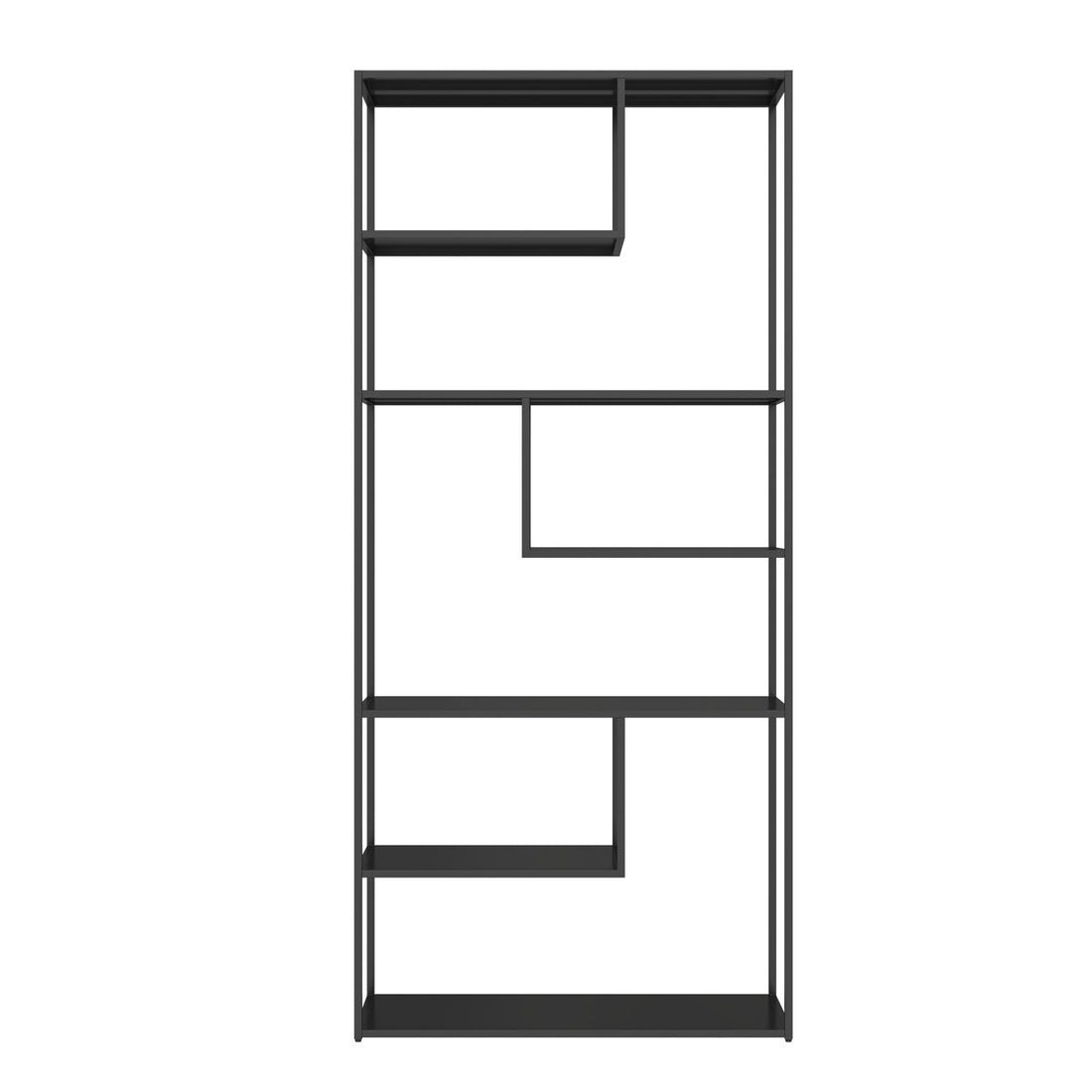 Acero Black Metal Multi Tier Shelving Unit
