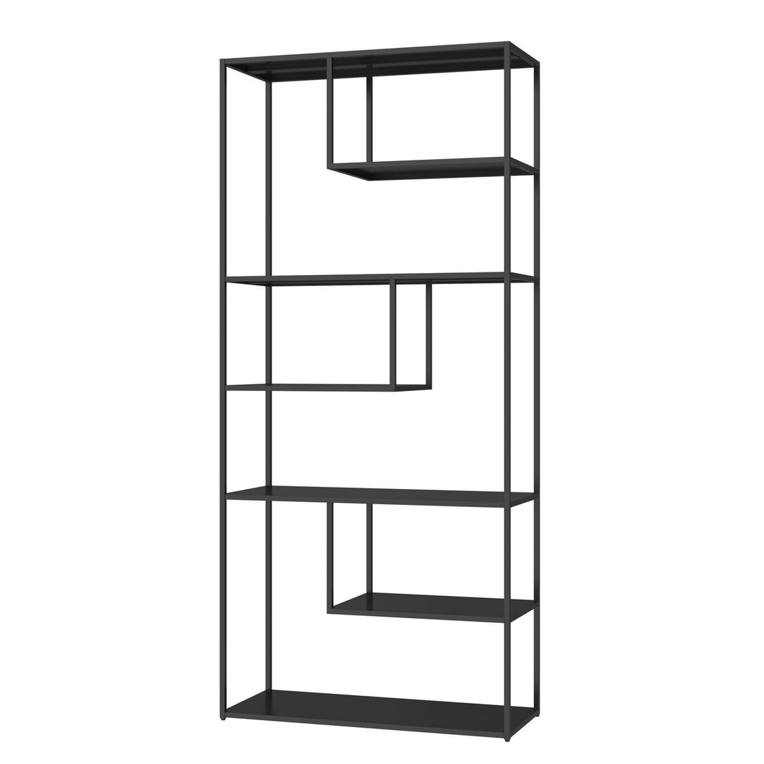 Acero Black Metal Multi Tier Shelving Unit