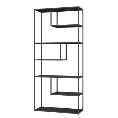 Acero Black Metal Multi Tier Shelving Unit