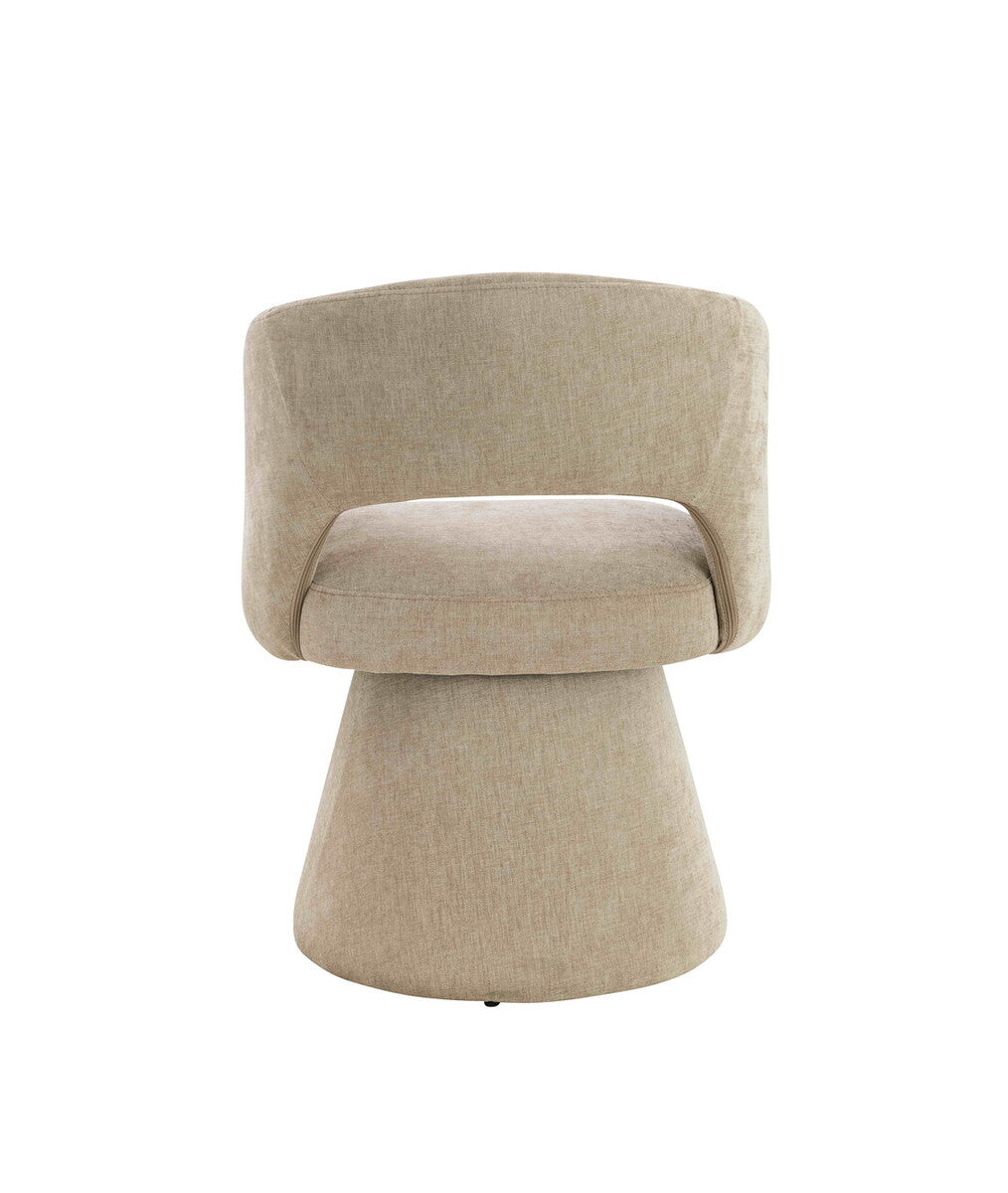 Maxwell Stone Fabric Curved Accent Ã‚Â Dining Chair - Image 4
