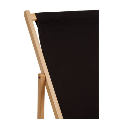 Beauport Black Deck Chair