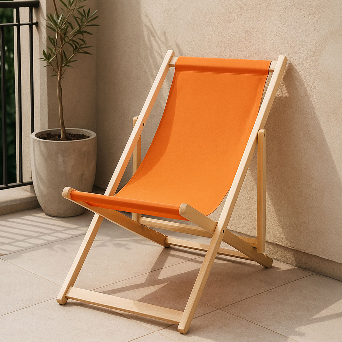 Beauport Orange Deckchair