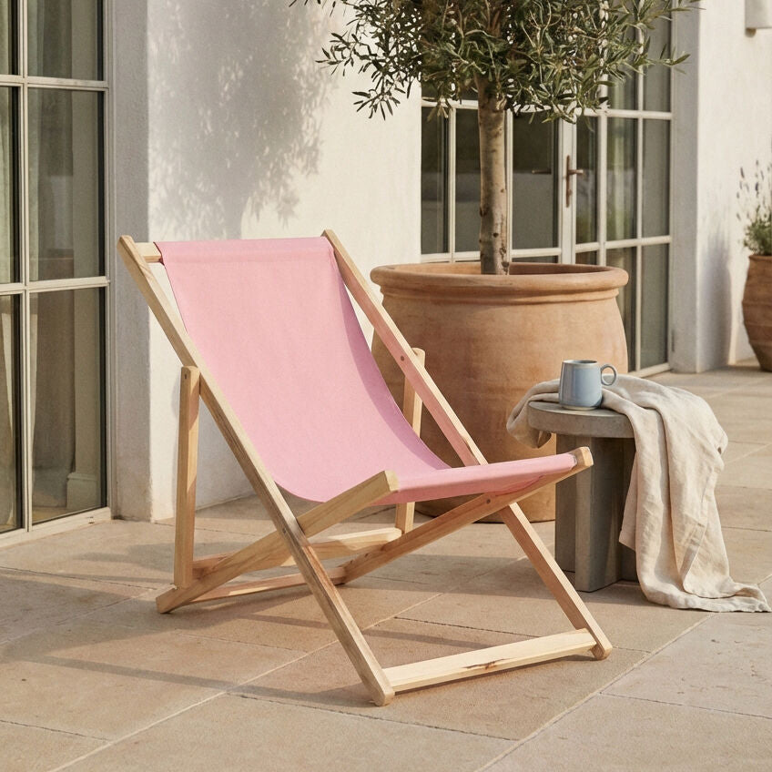 Beauport Pink Deckchair