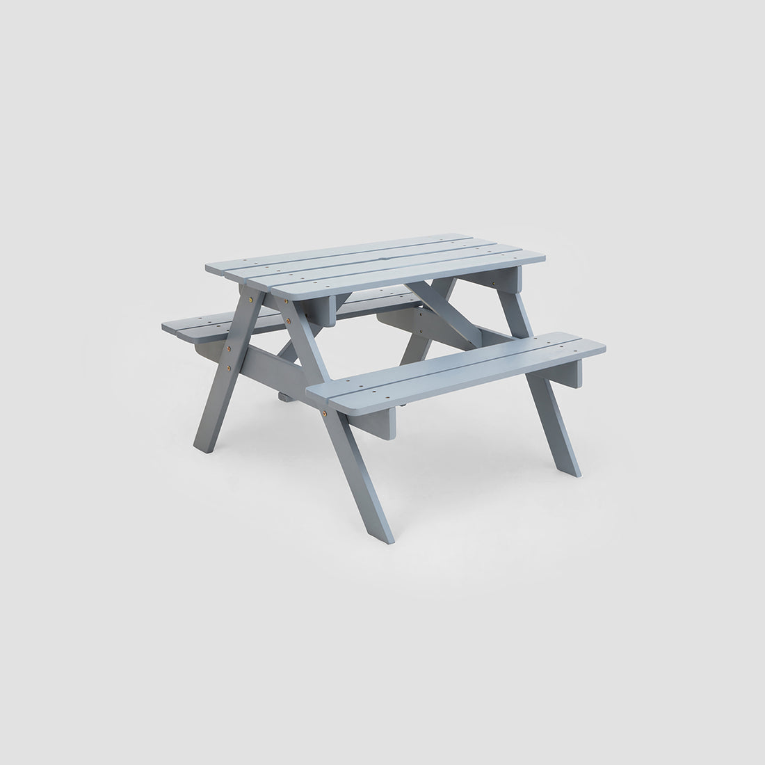 Brighton Grey Finish Wood Kids Picnic Bench