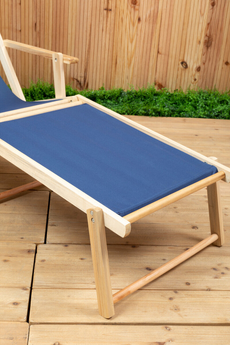 Beauport Blue Lounger