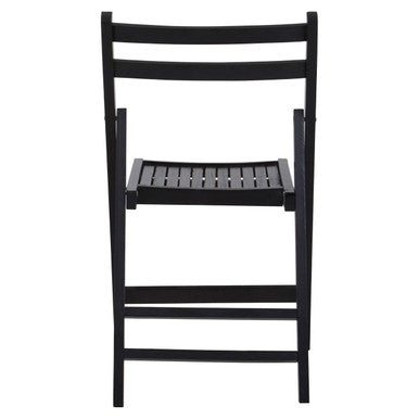 Beauport Black Wood Folding Chair