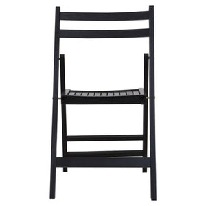 Beauport Black Wood Folding Chair