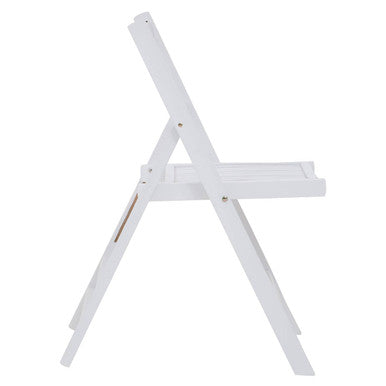 Beauport White Wood Folding Chair