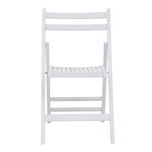 Beauport White Wood Folding Chair