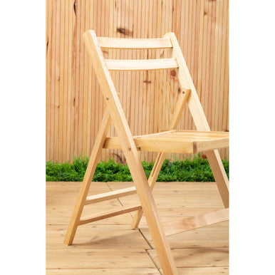Beauport Natural Finish Folding Chair