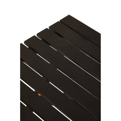 Black Weather Resistant Solid Wood Folding Table, Beauport