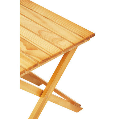 Natural Weather Resistant Solid Wood Folding Table, Beauport