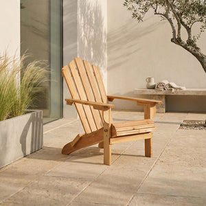 Beauport Natural Wooden Slatted Chair