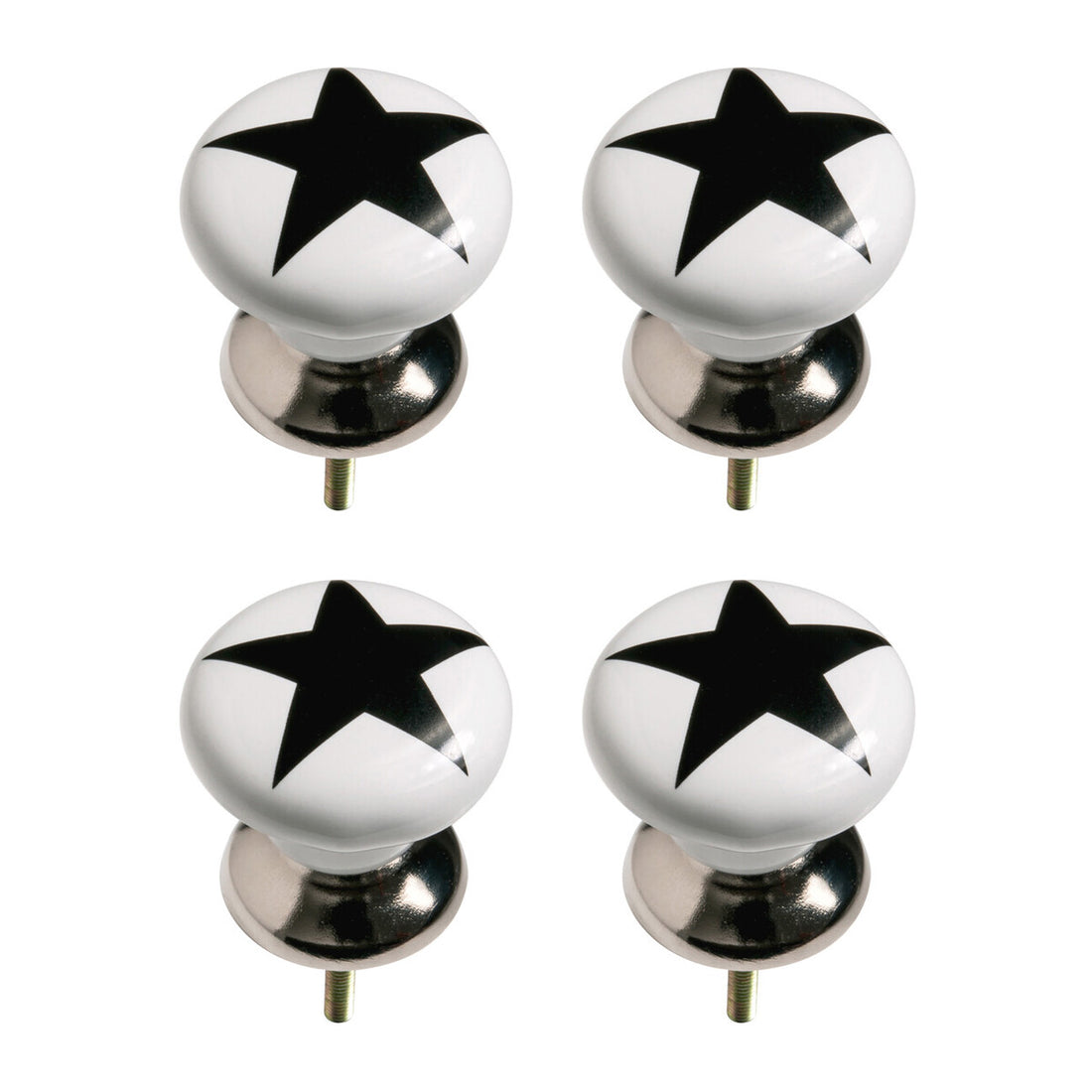 Set of 4 Star Drawer Knobs
