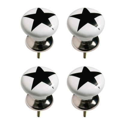 Set of 4 Star Drawer Knobs