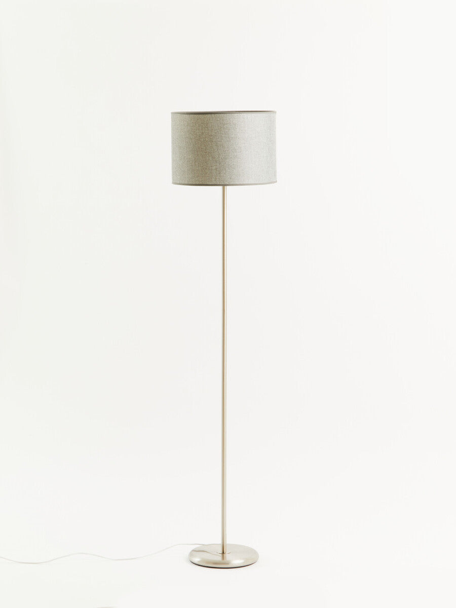 Forma Chrome Floor Lamp with Cream Shade - image 3