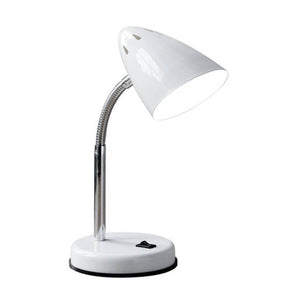 White Gloss Desk Lamp | Flexi