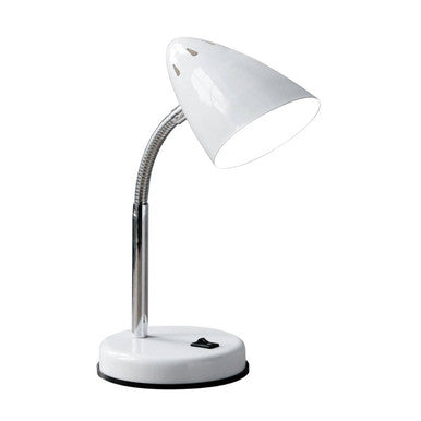 Flexi White Gloss Desk Lamp