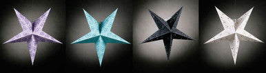 4 Assorted Paper Stars Shades - image 1