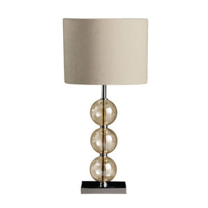 Cream Suede Effect Shade Table Lamp | Mistro
