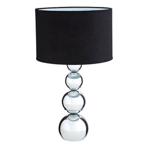 Cameo Touch Table Lamp with Black Shade