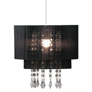 Black Voile Pendant Shade | Riband