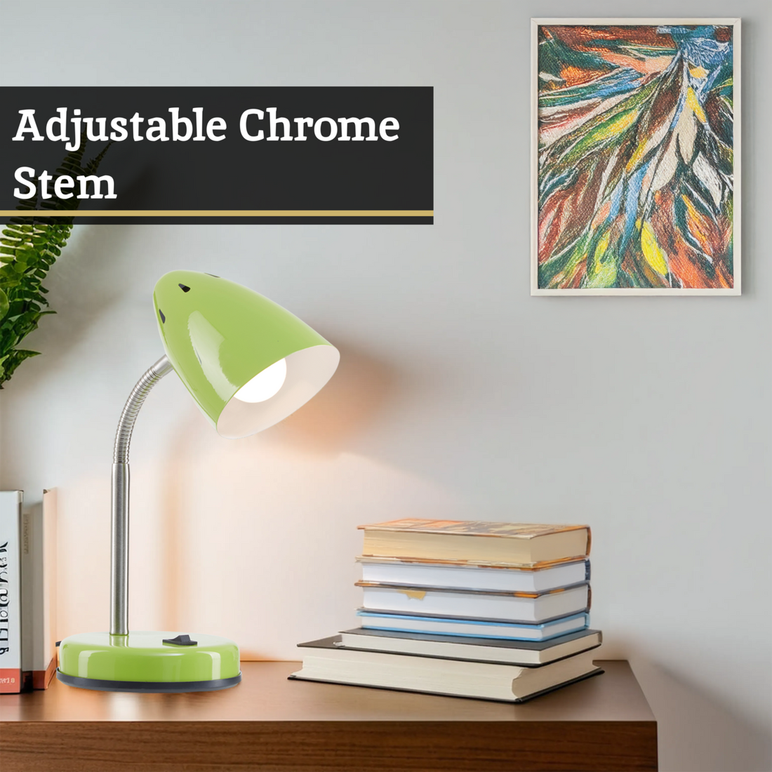 Flexi Green Gloss Desk Lamp - image 7