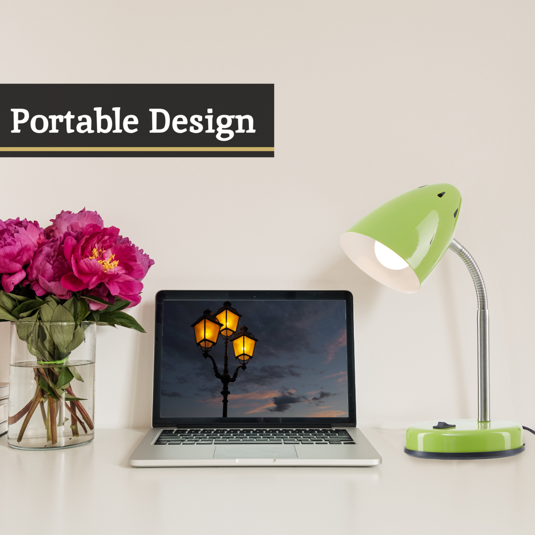 Flexi Green Gloss Desk Lamp - image 6