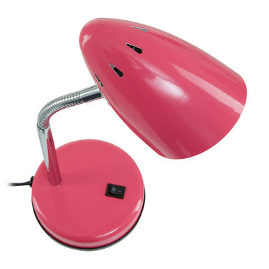 Flexi Pink Gloss Desk Lamp