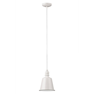 White Pagoda Pendant Light