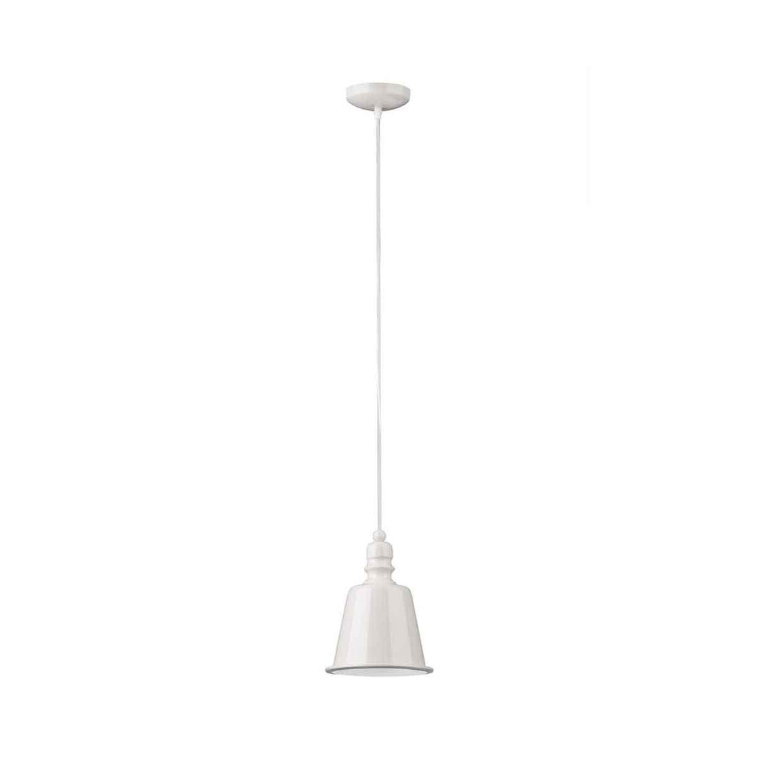 White Pagoda Pendant Light