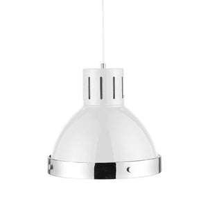 White and Chrome Pendant Light | Jasper