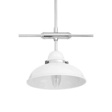 Jasper White And Chrome 3 Light Pendant Light