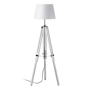 White Tripod Base Floor Lamp | Jasper