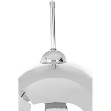 Osborn Chrome And White Inside Pendant Light