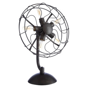 Trissoni Vintage Fan Shape Table Lamp