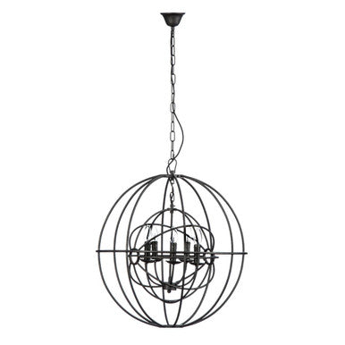 Orbital 5 Arm Round Pendant Light