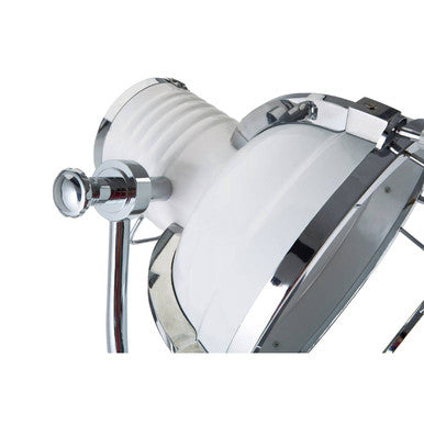 Industrial Revolution Tripod White Floor Lamp