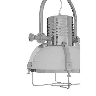 Industrial Revolution Chrome Pendant Light - image 4