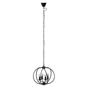Aspen Matt Black Iron Pendant Light