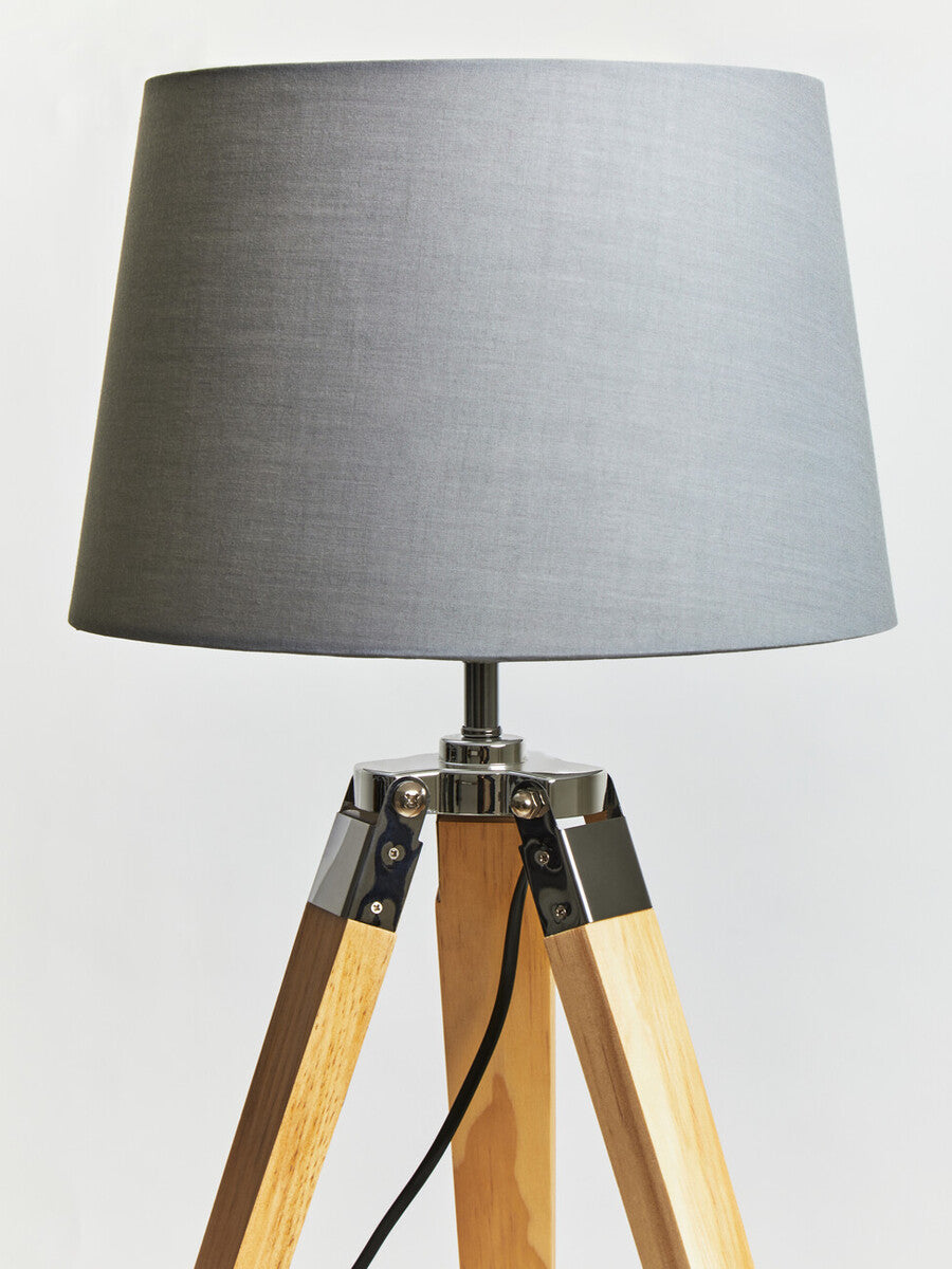 Hadson Tripod Table Lamp with Light Wood Base - image 4