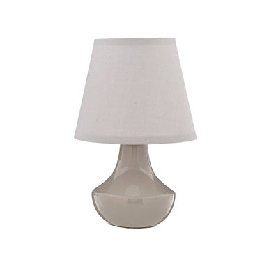 Globo Grey Ceramic Table Lamps - Set of 2