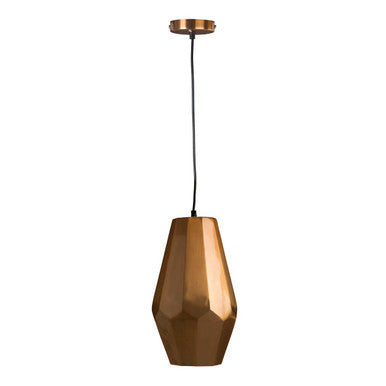Stockholm Aluminium Copper Finish Small Pendant Light
