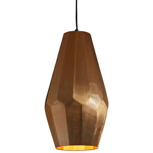 Stockholm Aluminium Copper Finish Large Pendant Light