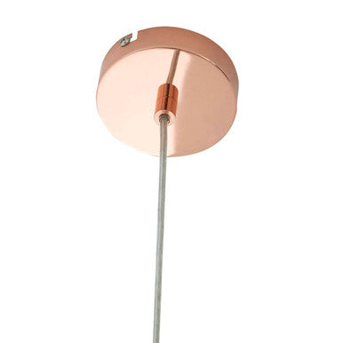 Jasper Metal and Copper Pendant Light